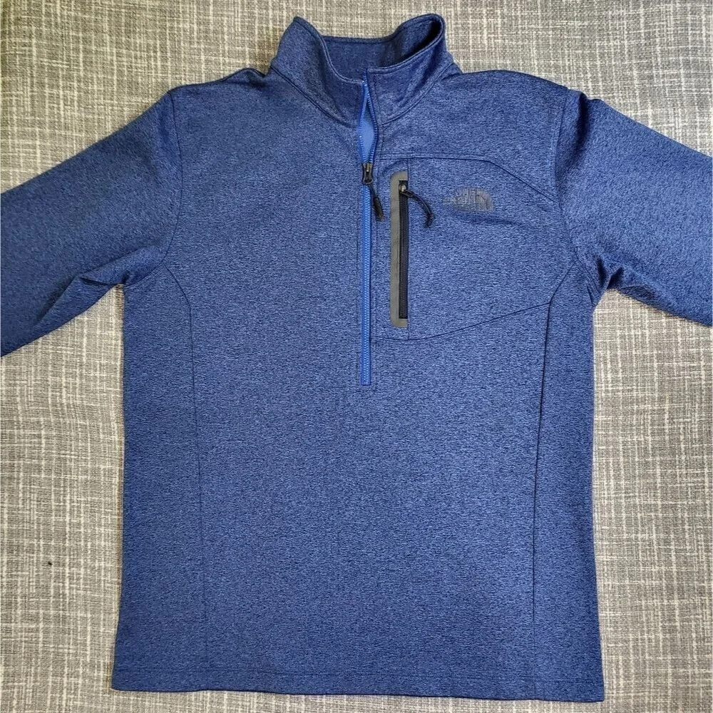 The North Face Canyonlands 1/2 Zip Monster Blue Heather Men's M